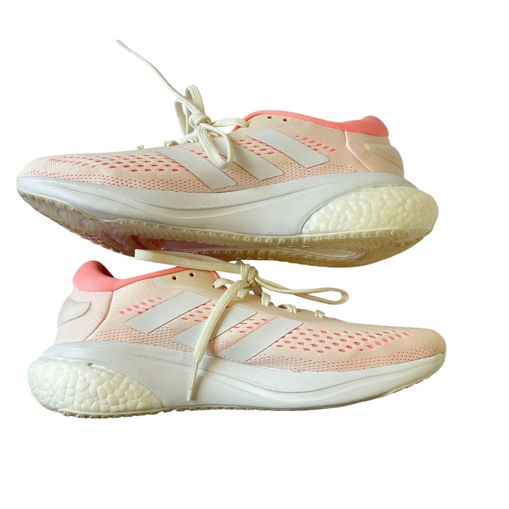 Adidas Supernova 2 Womens 10 White Beam Pink Running Shoes GY3528 Boost Sneakers - Picture 5 of 10